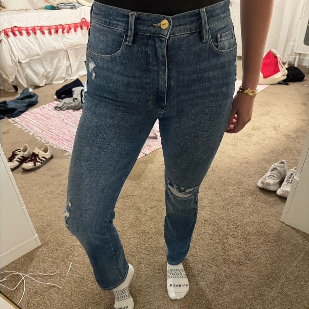 FRAME jeans size 27 Le Sylvie Slender Straight